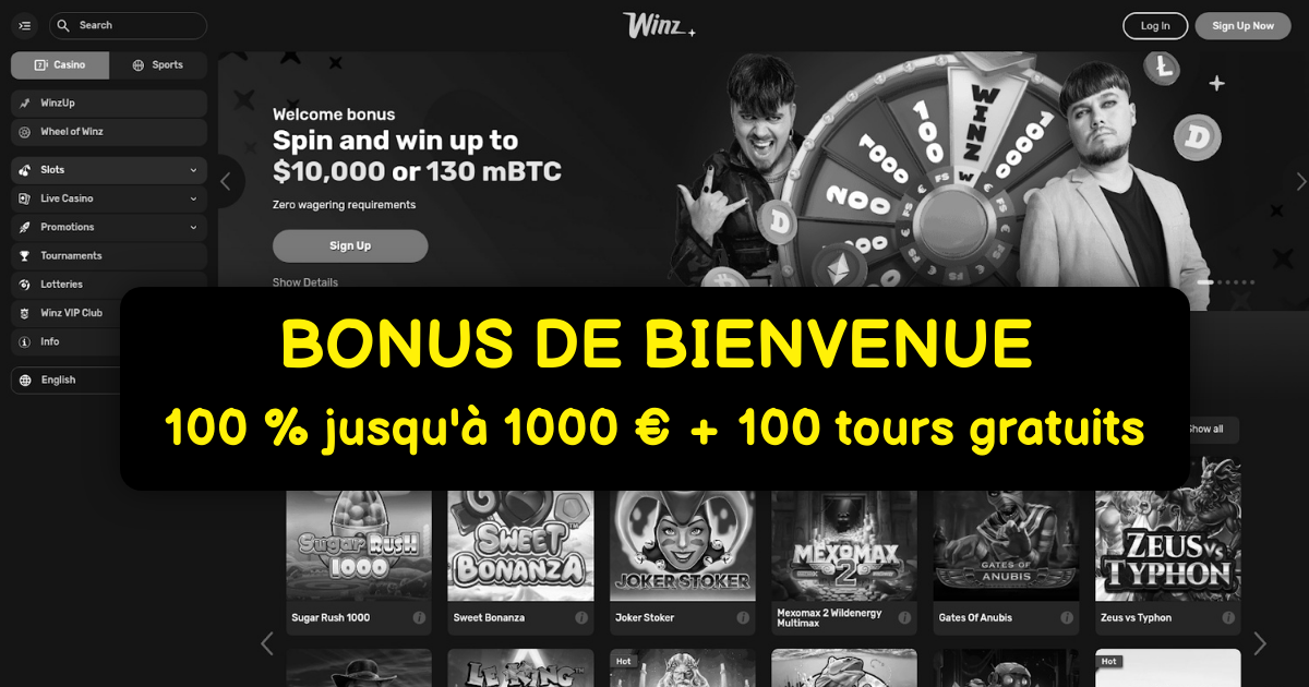 WINZ Casino - Meilleures Machines à Sous & Offres Bonus
