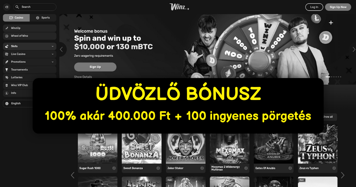 WINZ Casino - Online Nyerőgépek és Bónuszok Magyarországon