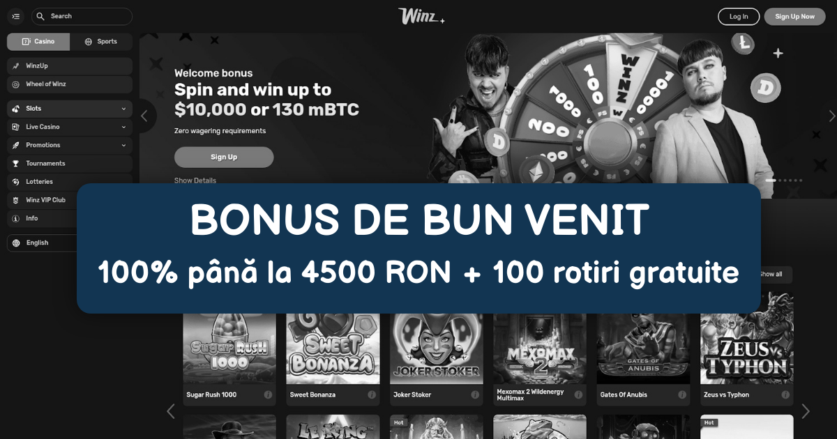 WINZ Casino - Top Online Slots & Bonus Offers in România