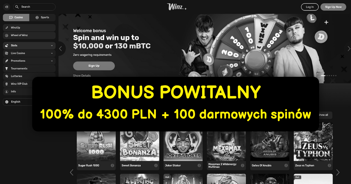WINZ Casino - Najlepsze Sloty Online & Bonusy w Polsce