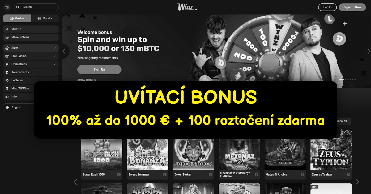 WINZ Casino - Najlepšie Automaty & Bonusy na Slovensku