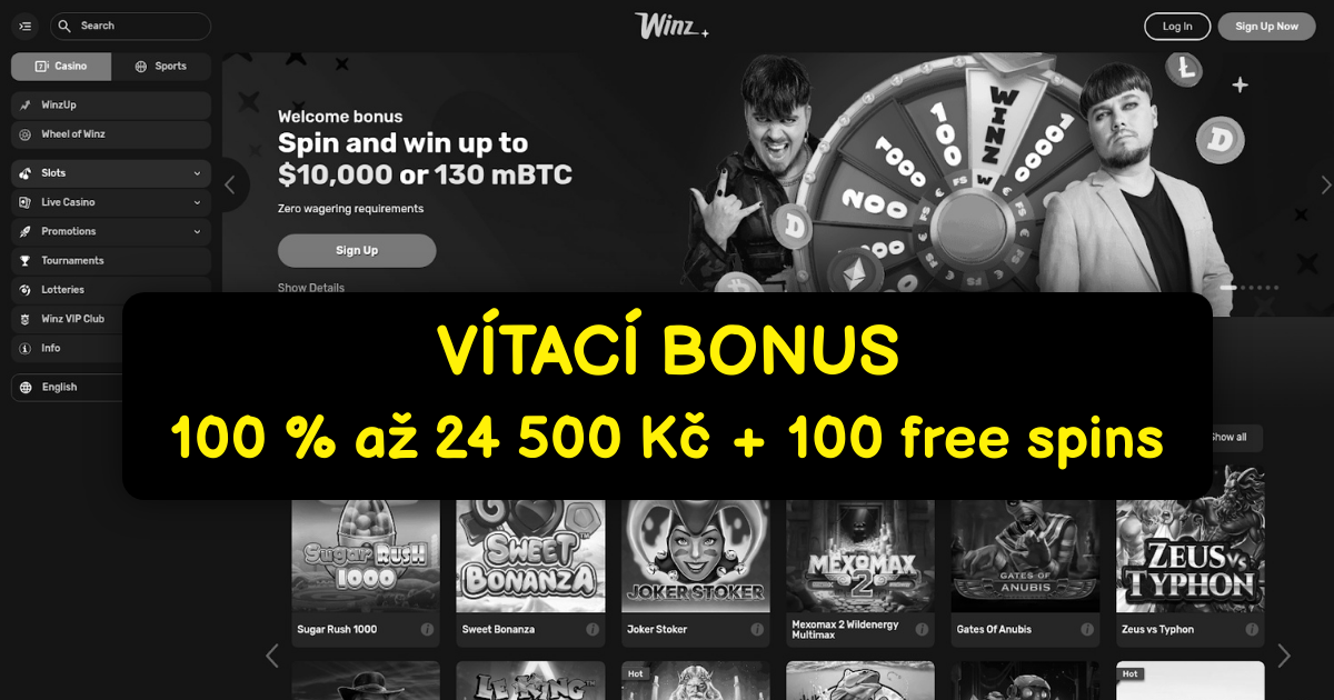 WINZ Casino - Top Online Automaty & Bonus Nabídky v Česku